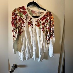 New York and Company button down sweater